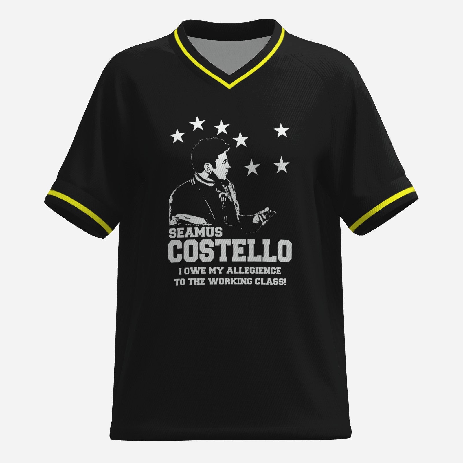 Womens Mesh Jersey - Seamus Costello - I owe my allegience to the working class