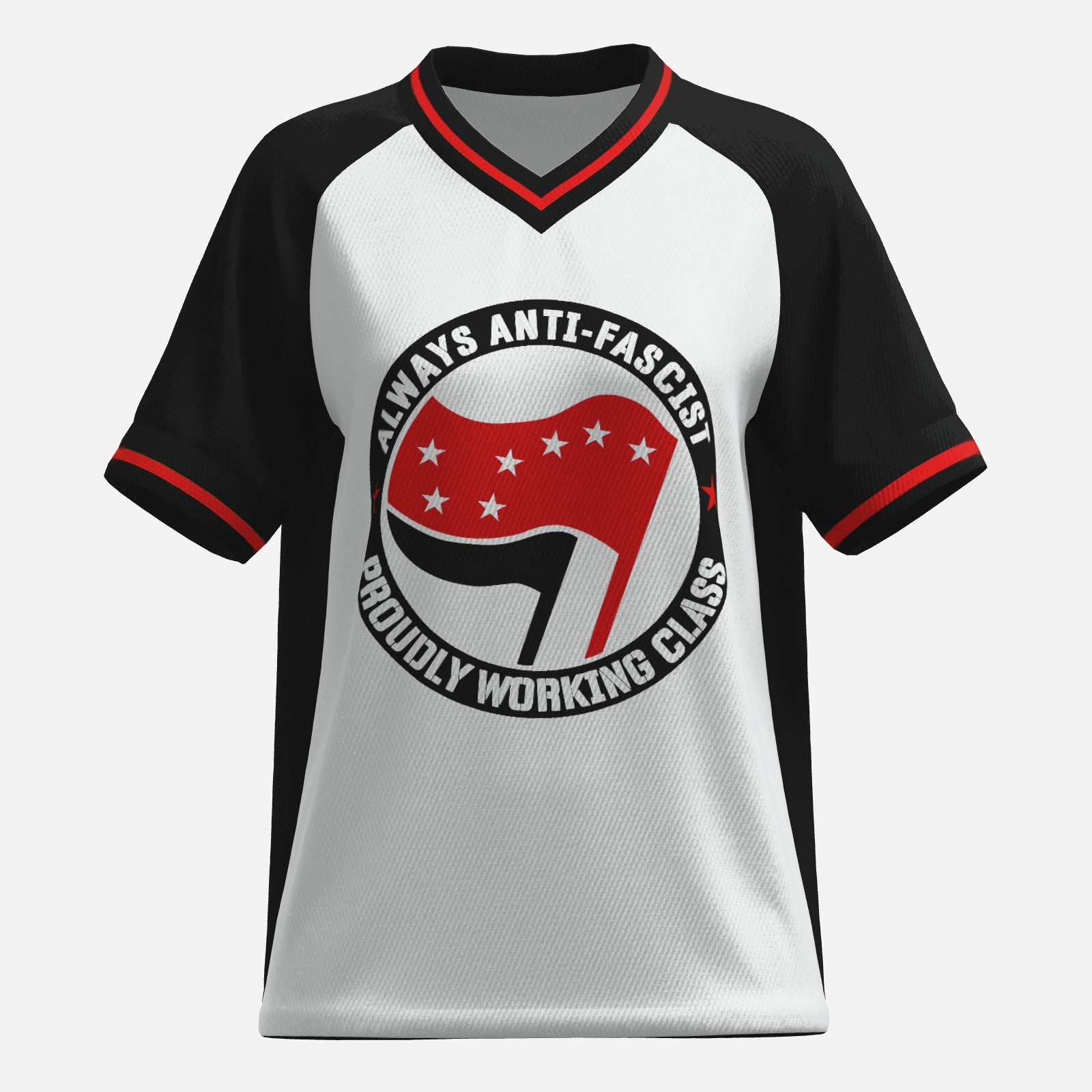 Womens Anti-Fascist Mesh Jersey