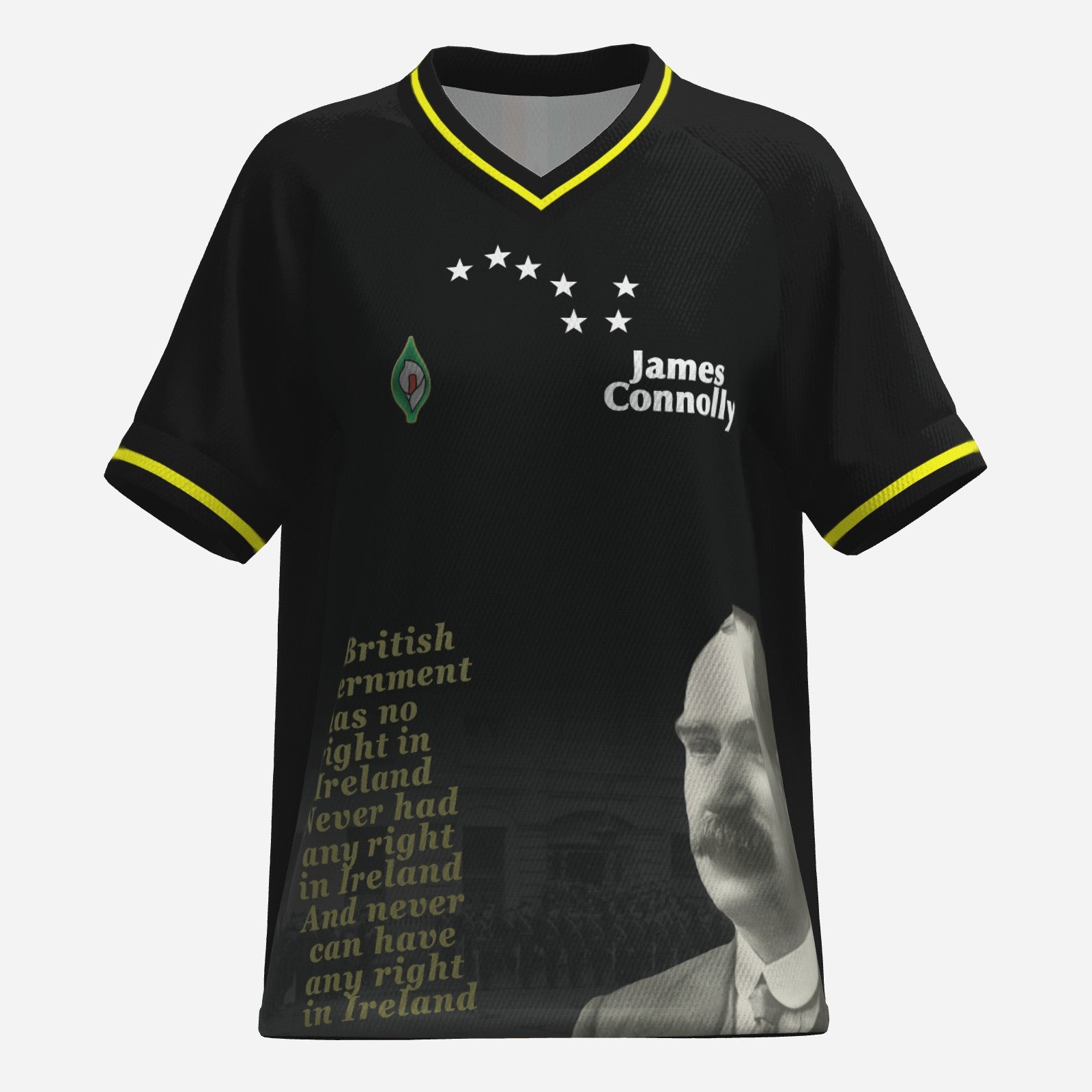 Womens James Connolly Mesh Jersey Black