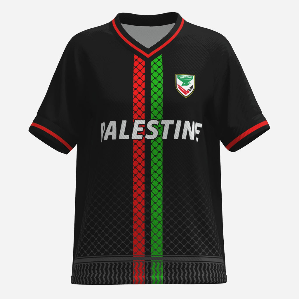 Womens Mesh V Neck Palestine Jersey