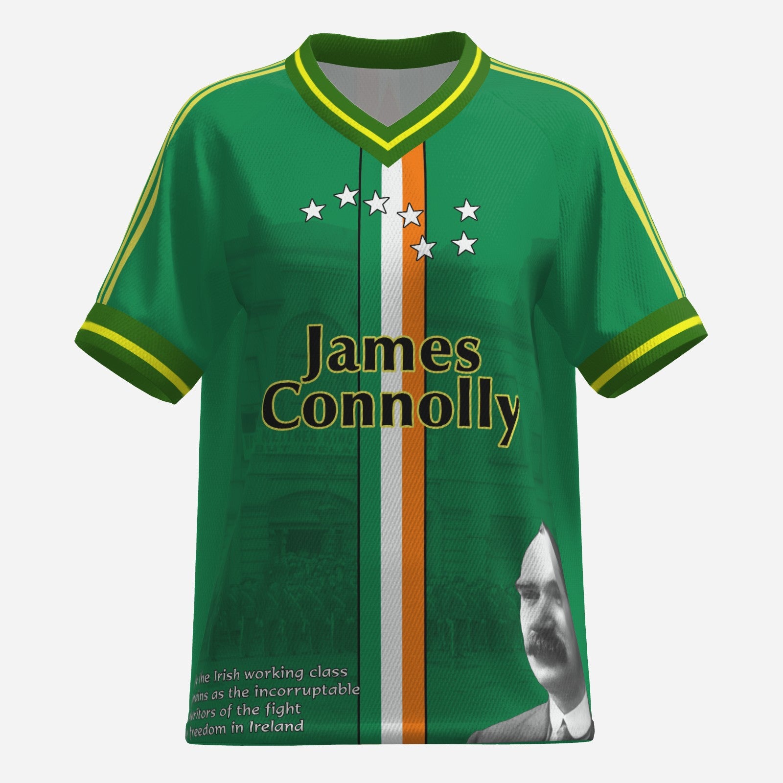 James Connolly Womens Pearl Mesh Jersey - Green