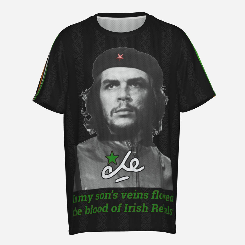 Che Guevara Irish Blood O-Neck Mesh jersey