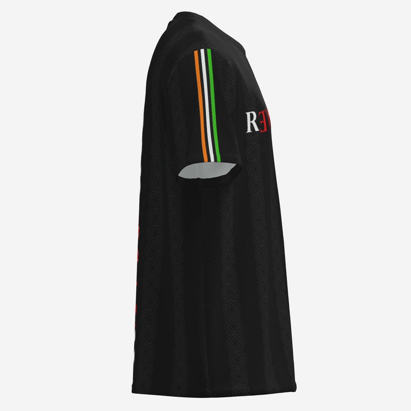 LOVE/REVOLUTION O-Neck Mesh Jersey