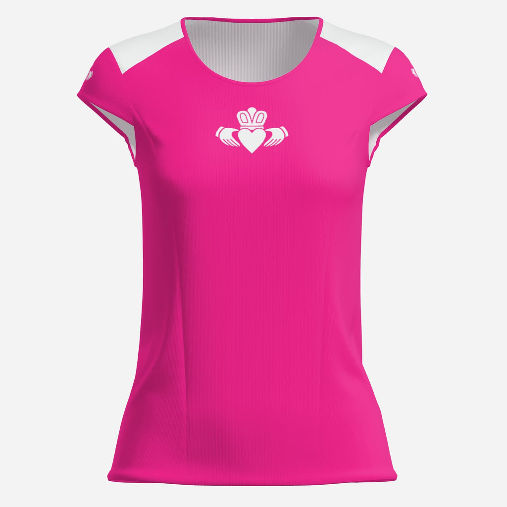 Womens Pink Claddagh Training Top