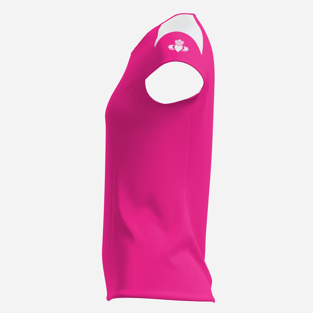Womens Pink Claddagh Training Top