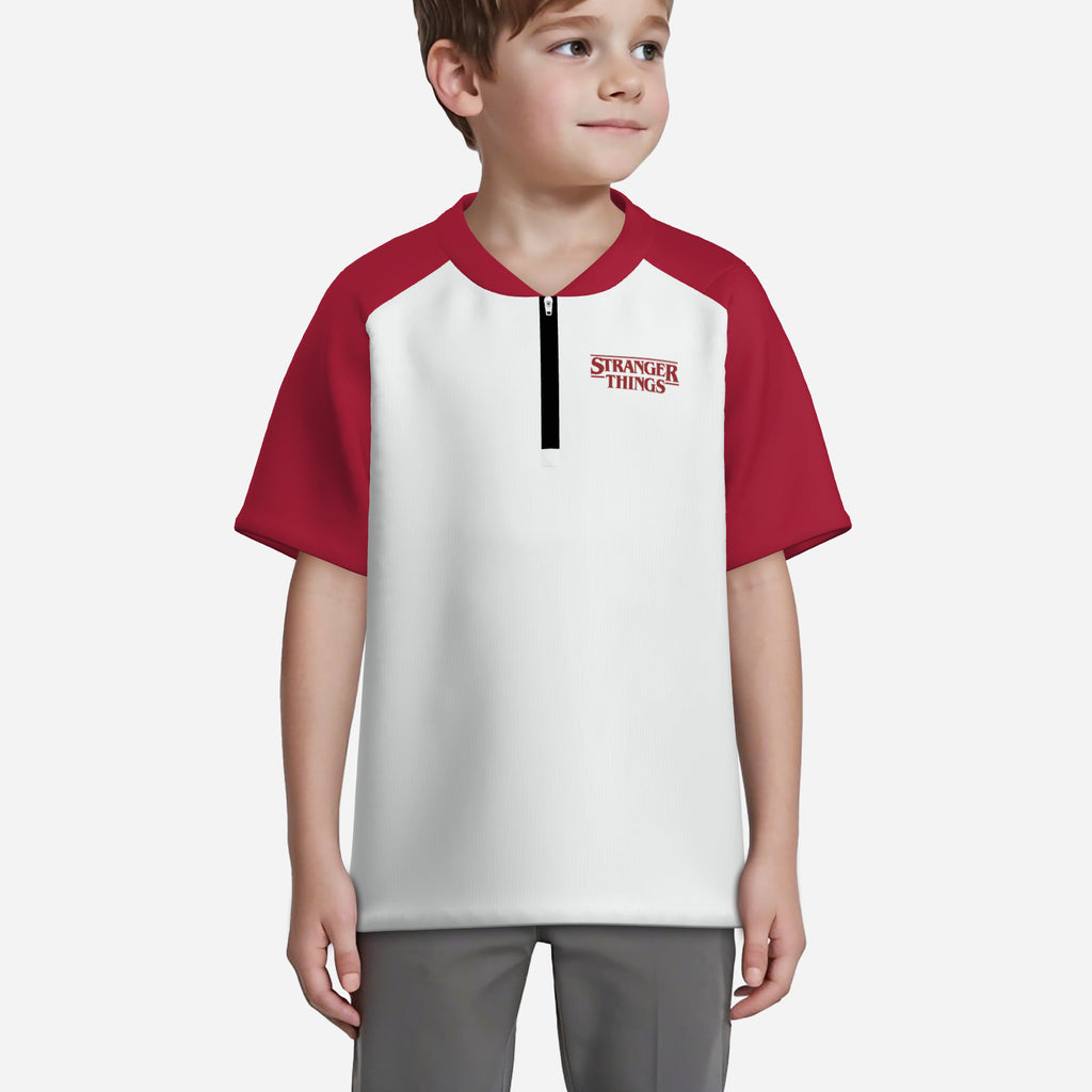 Stranger Things 1/4 Zip T-Shirt
