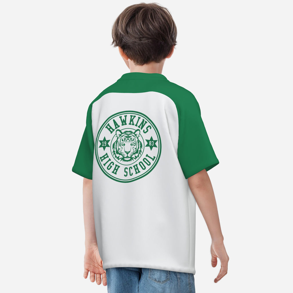 Hawkins Physical Ed Dept 1/4 Zip T-Shirt - Stranger Things