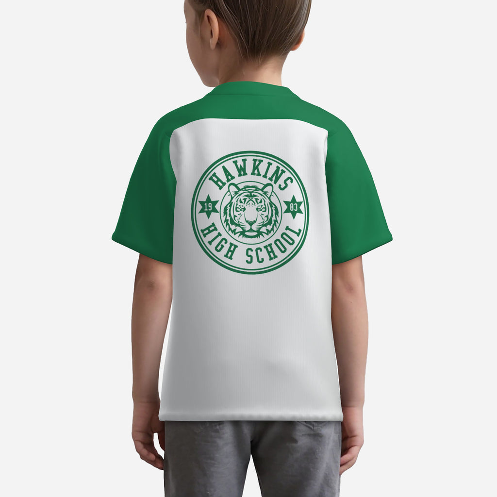 Hawkins Physical Ed Dept 1/4 Zip T-Shirt - Stranger Things