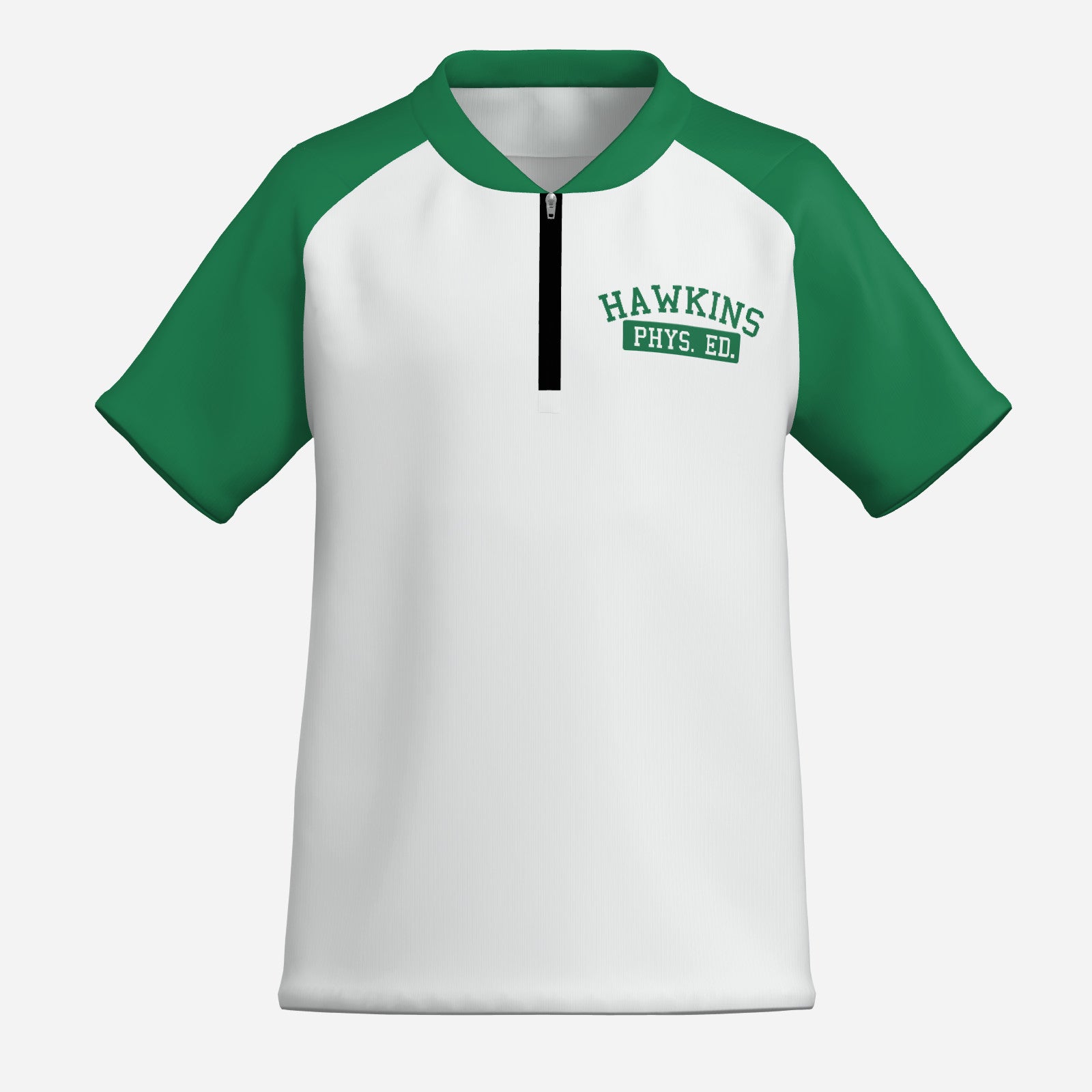 Hawkins Physical Ed Dept 1/4 Zip T-Shirt - Stranger Things