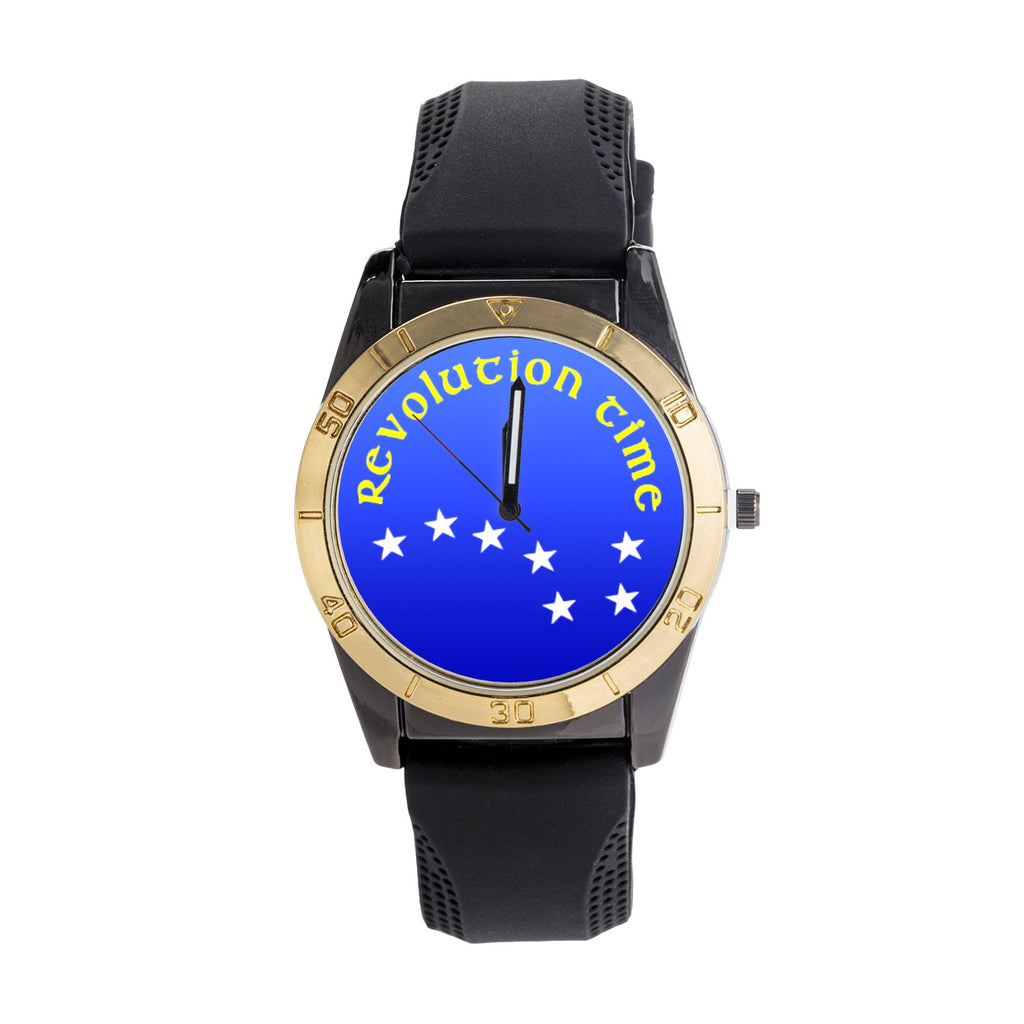 Revolution Time Blue Face Watch