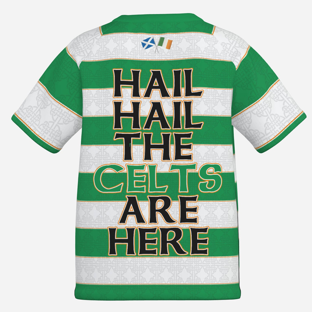 Celtic Huddle Tribute Jersey – "North Men, South Men, Comrades All" Kids Jersey