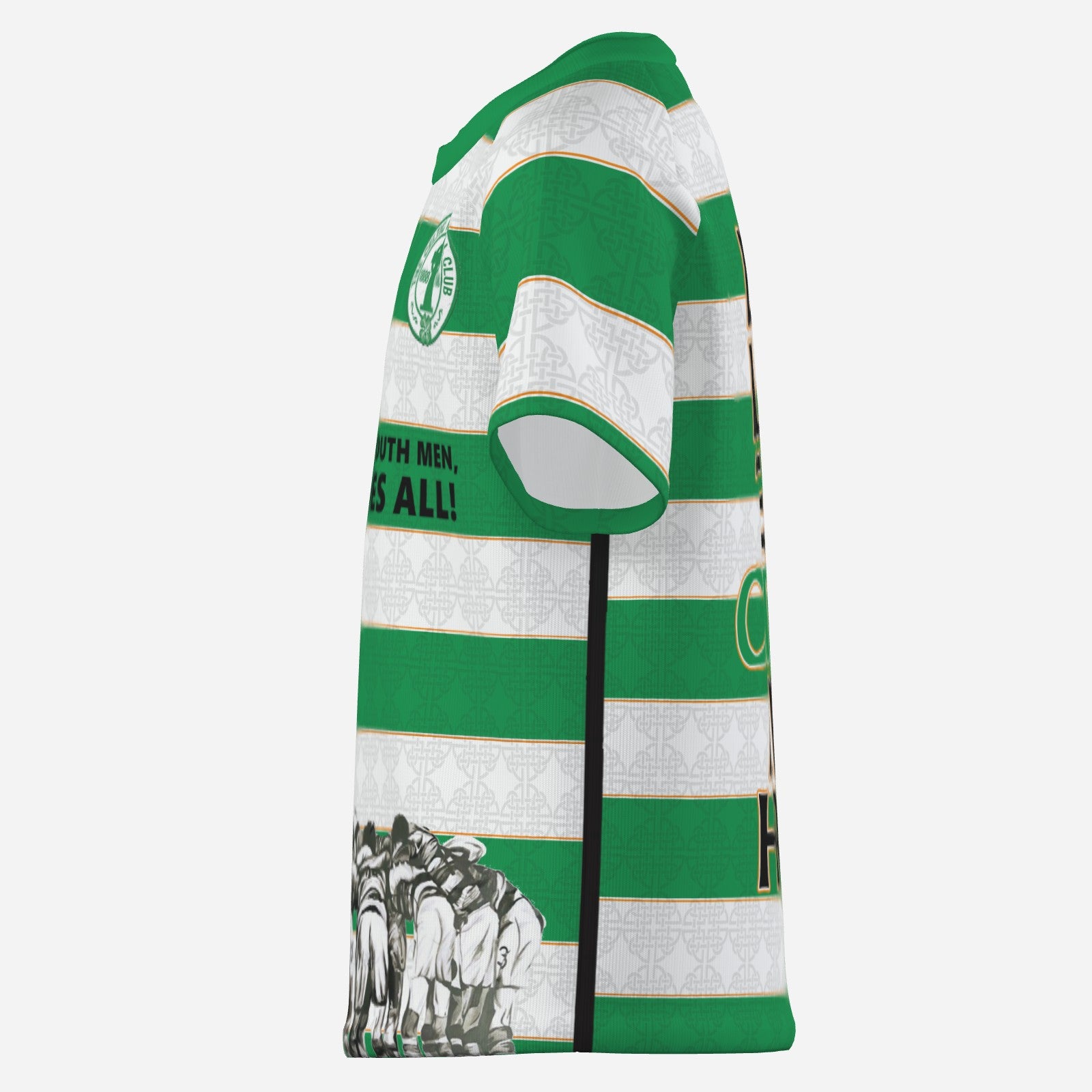 Celtic Huddle Tribute Jersey – "North Men, South Men, Comrades All" Kids Jersey
