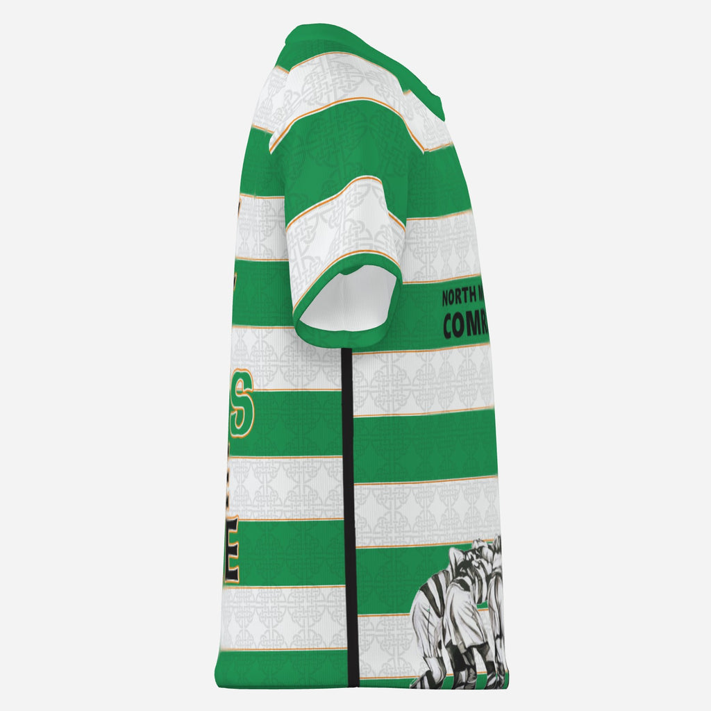 Celtic Huddle Tribute Jersey – "North Men, South Men, Comrades All" Kids Jersey