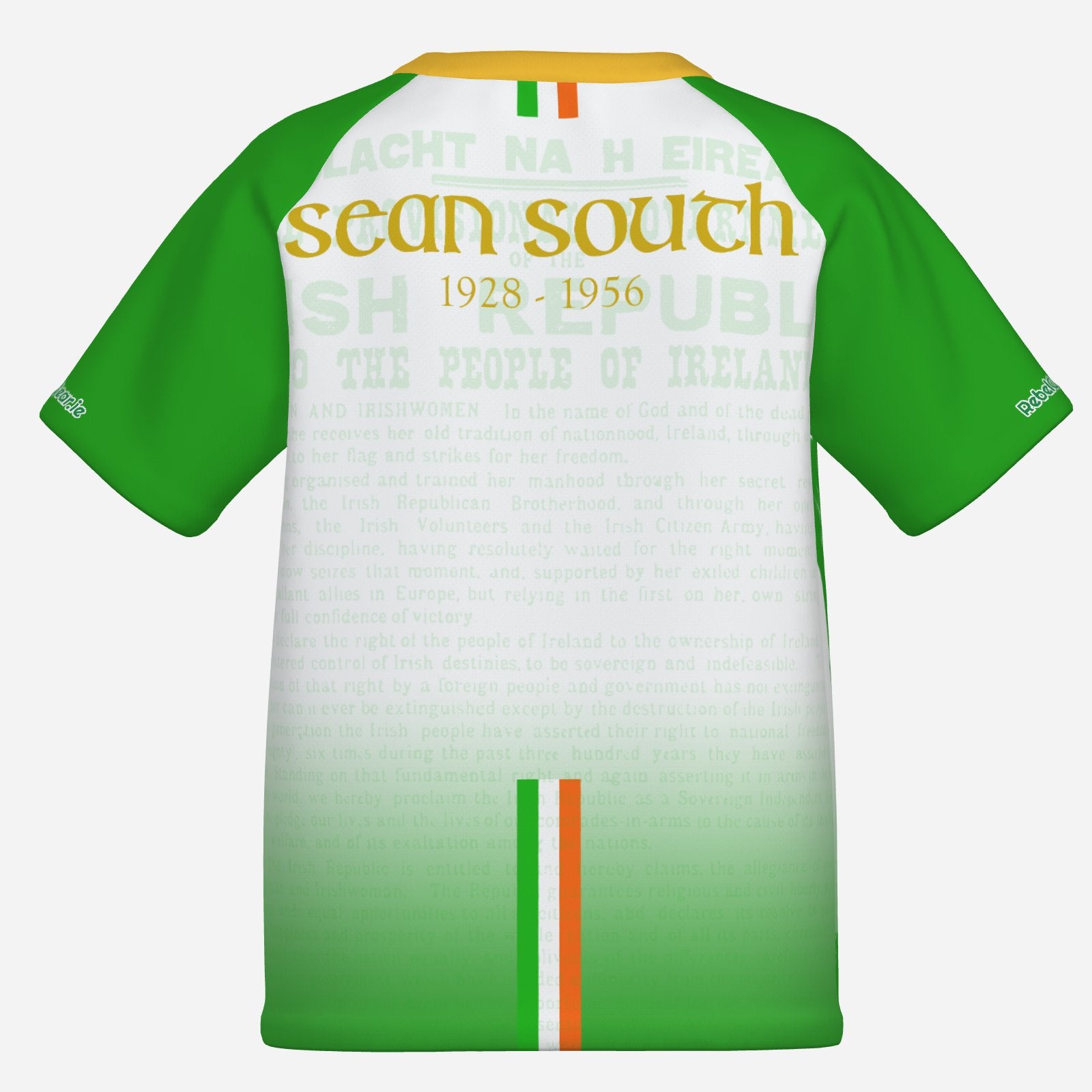 Kids/Youth Sean South of Garryowen Lyrics Tribute Jersey – Operation Harvest Commemoration