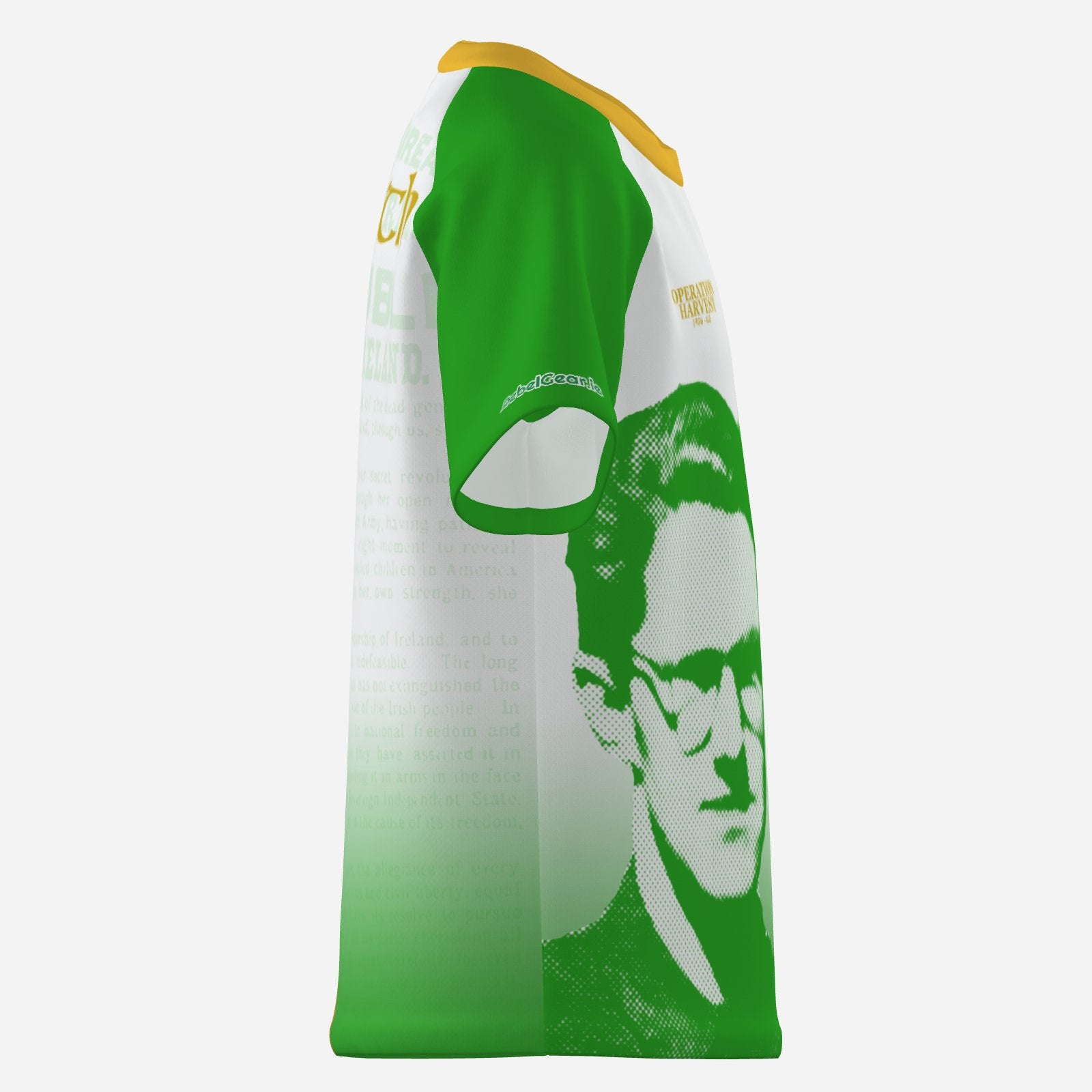 Kids/Youth Sean South of Garryowen Lyrics Tribute Jersey – Operation Harvest Commemoration