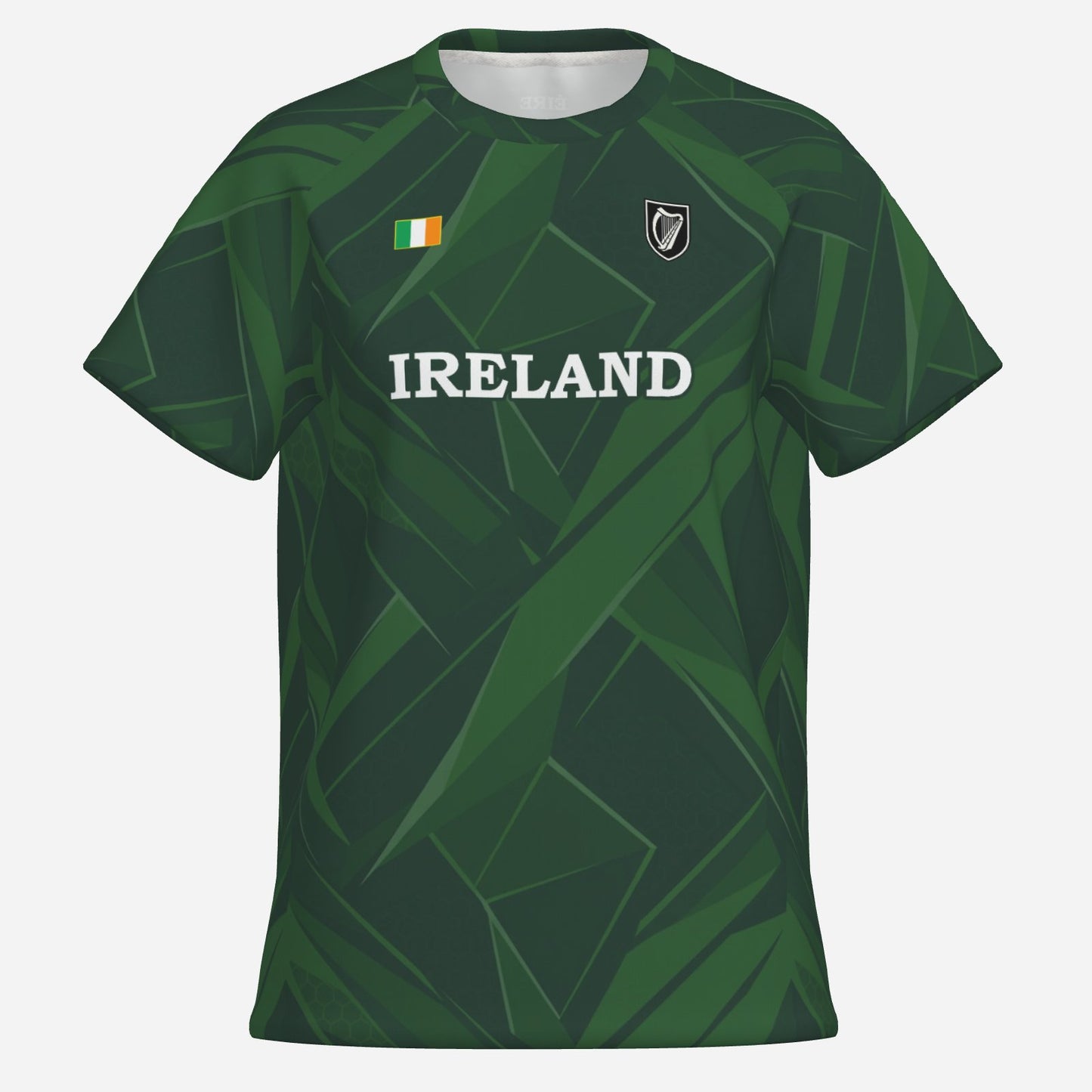 Womens IRELAND pattern mesh fabric jersey
