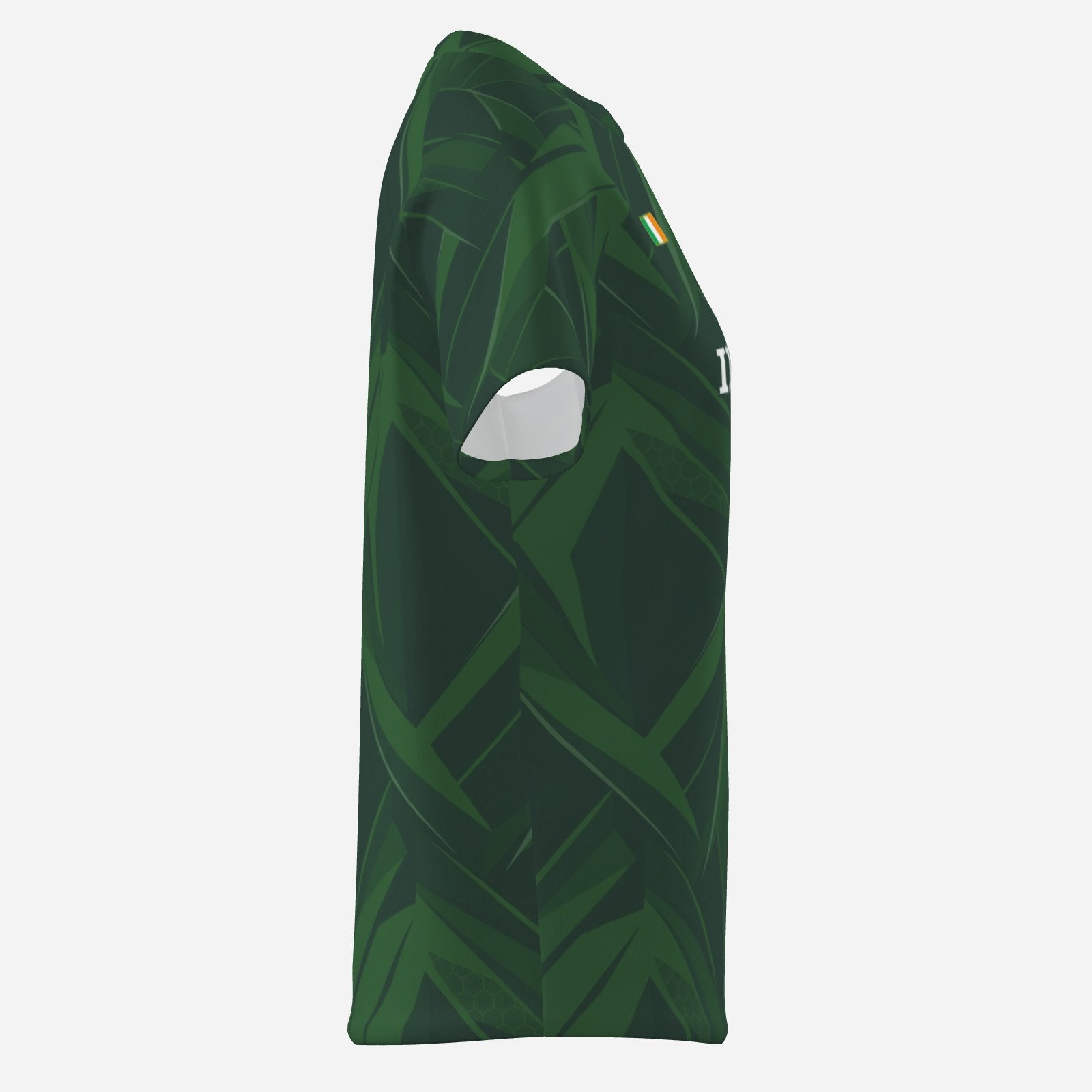 Womens IRELAND pattern mesh fabric jersey