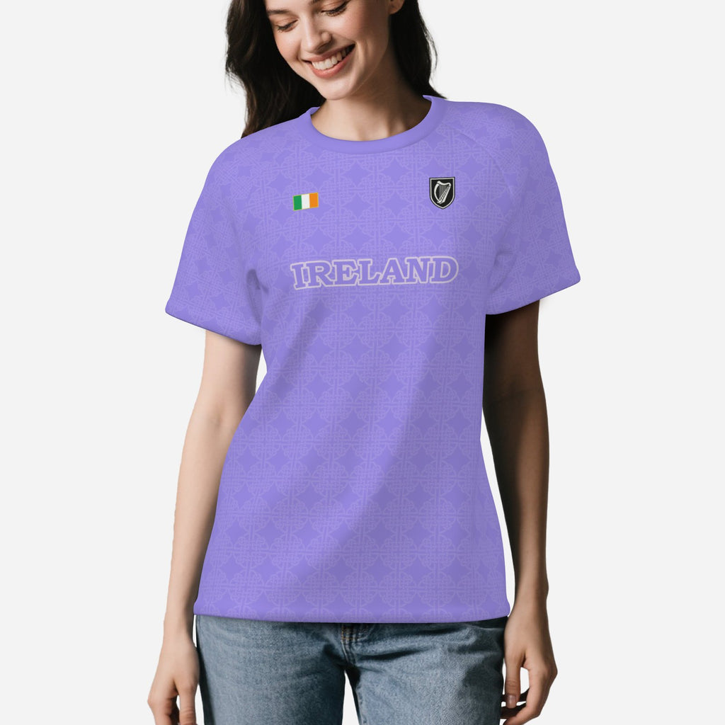 Womens IRELAND mesh fabric jersey in Lavender