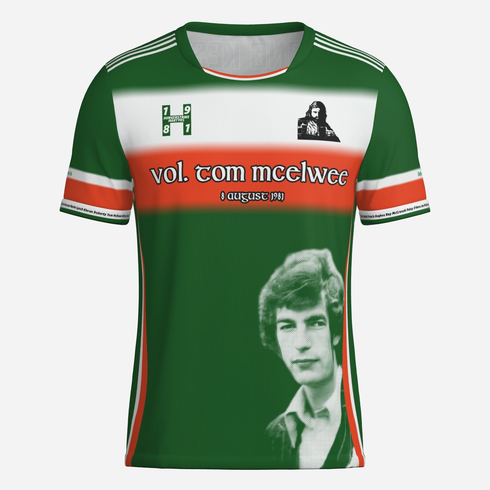 Tom McElwee Tribute Jersey - All Over Print Commemorative Soccer GAA Shirt