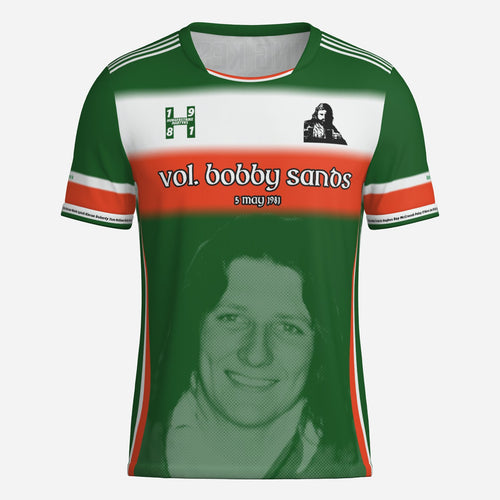 Bobby Sands Tribute Jersey - All Over Print Commemorative Soccer GAA Shirt