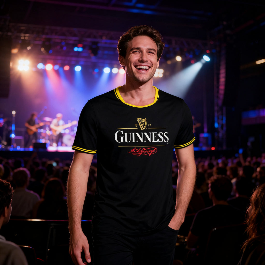 Mens Guinness Heritage Jersey – Black Pearl Edition