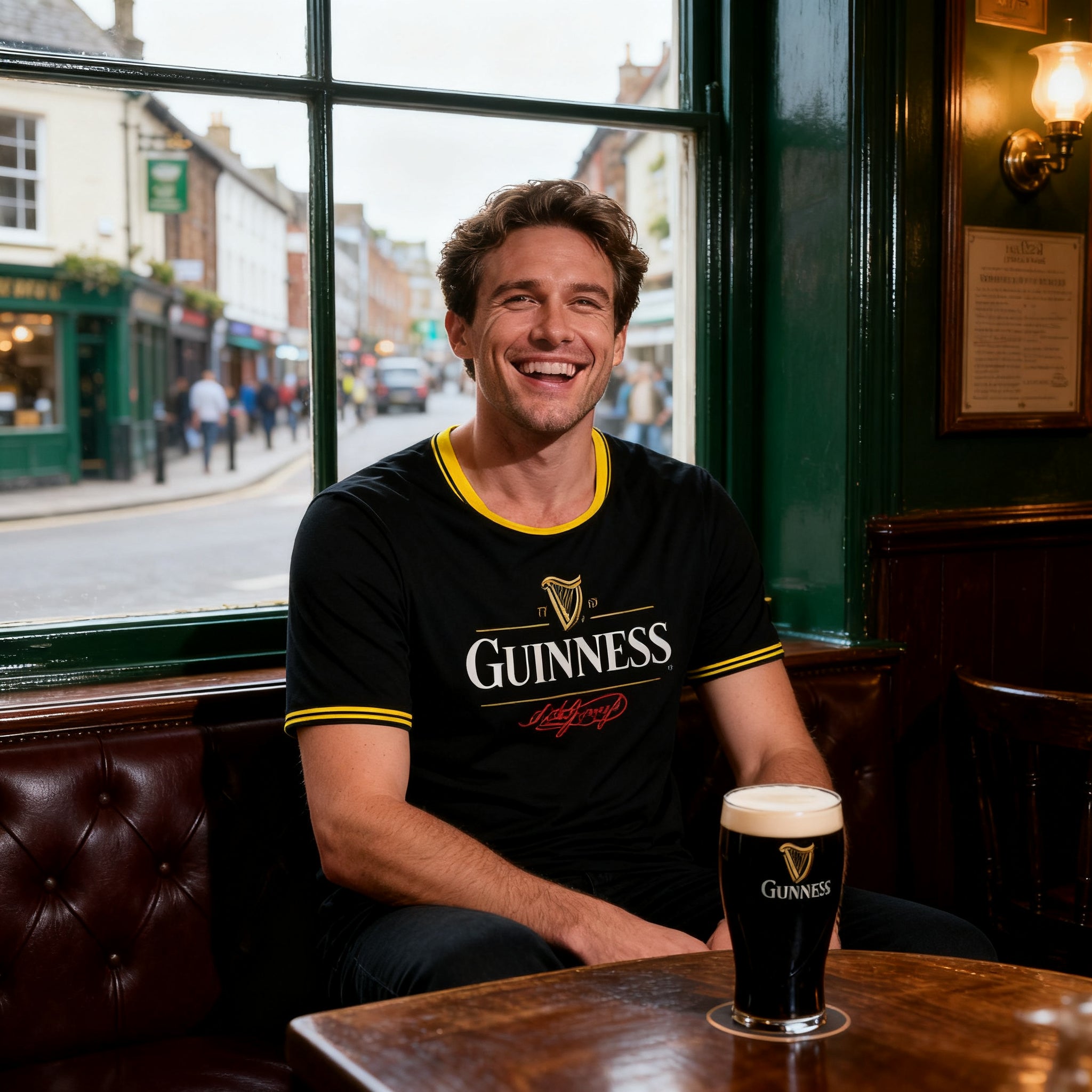 Mens Guinness Heritage Jersey – Black Pearl Edition