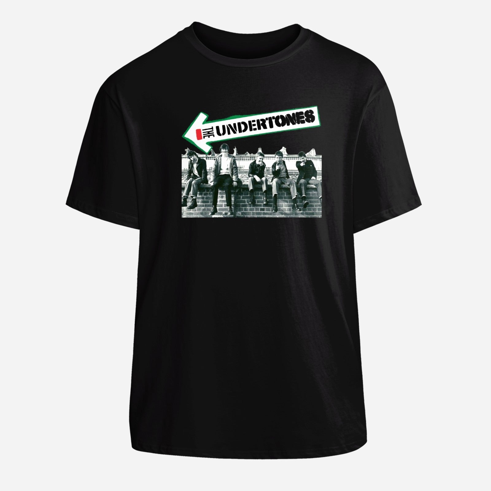 Black The Undertones Punk Band T-Shirt (Sizes S-XXXL)