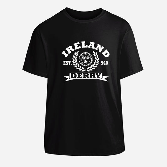 Derry, Ireland Souvenir T-Shirt (Sizes S-XXXL)