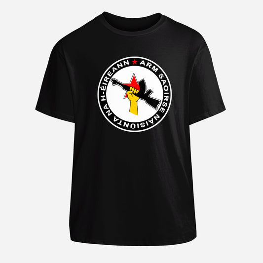 Arm Saoirse Náisiúnta na hÉireann Red Star AK47 T-Shirt (Sizes S-XXXL)