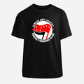 ANTIFA Red Starry Plough Always Anti Fascist T-Shirt (Sizes S-XXXL)