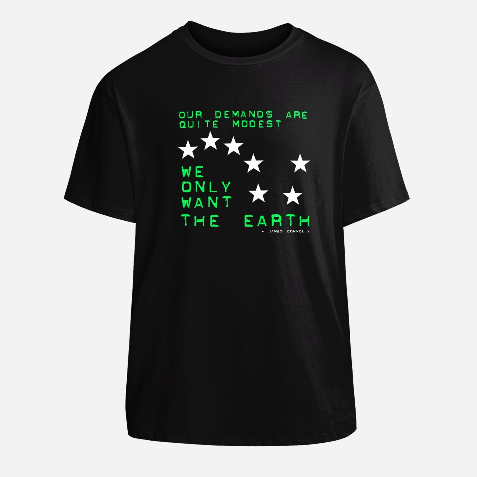 James Connolly Quote Starry Plough T-Shirt (Sizes S-XXXL)