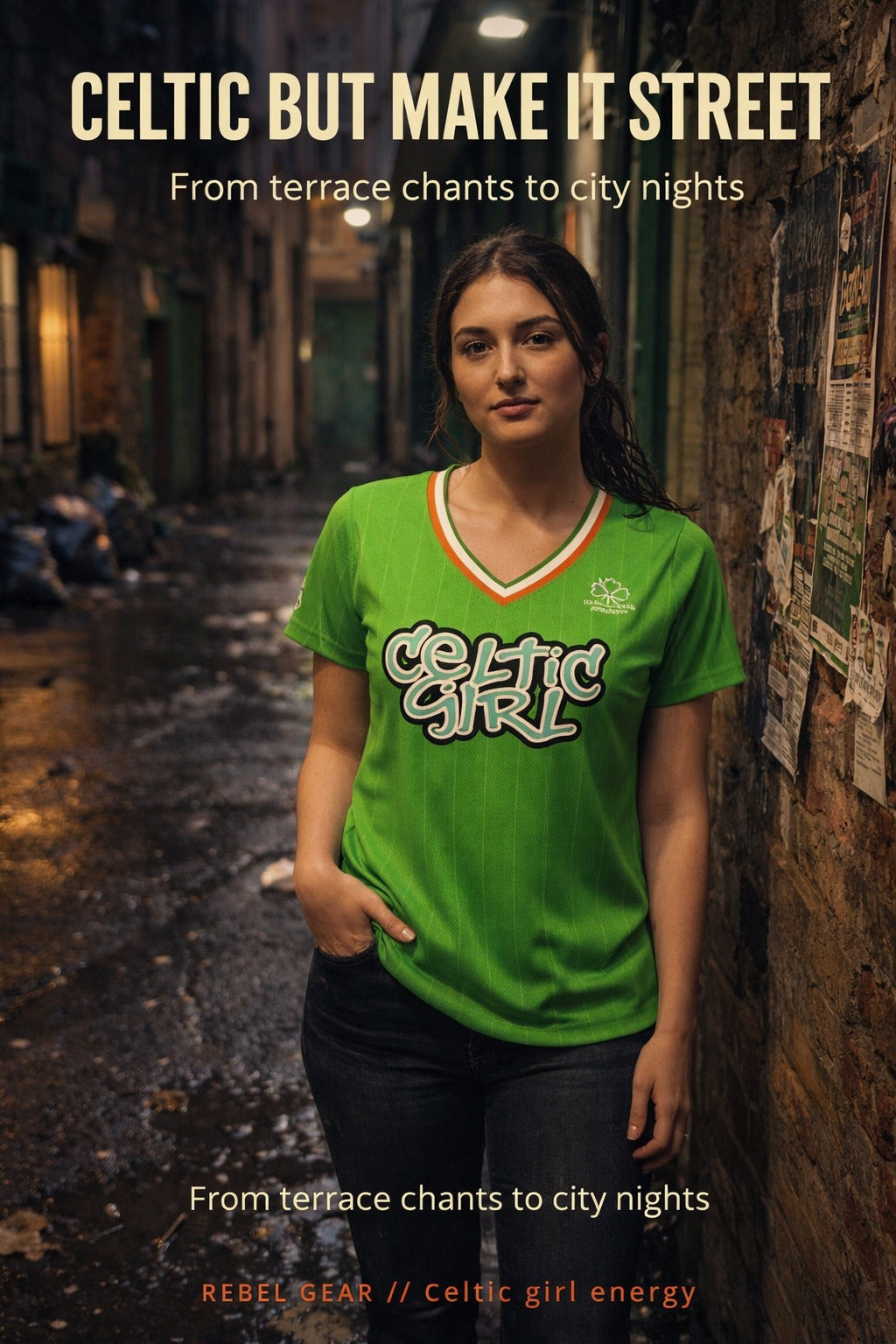 Celtic Girl Baseball Jersey