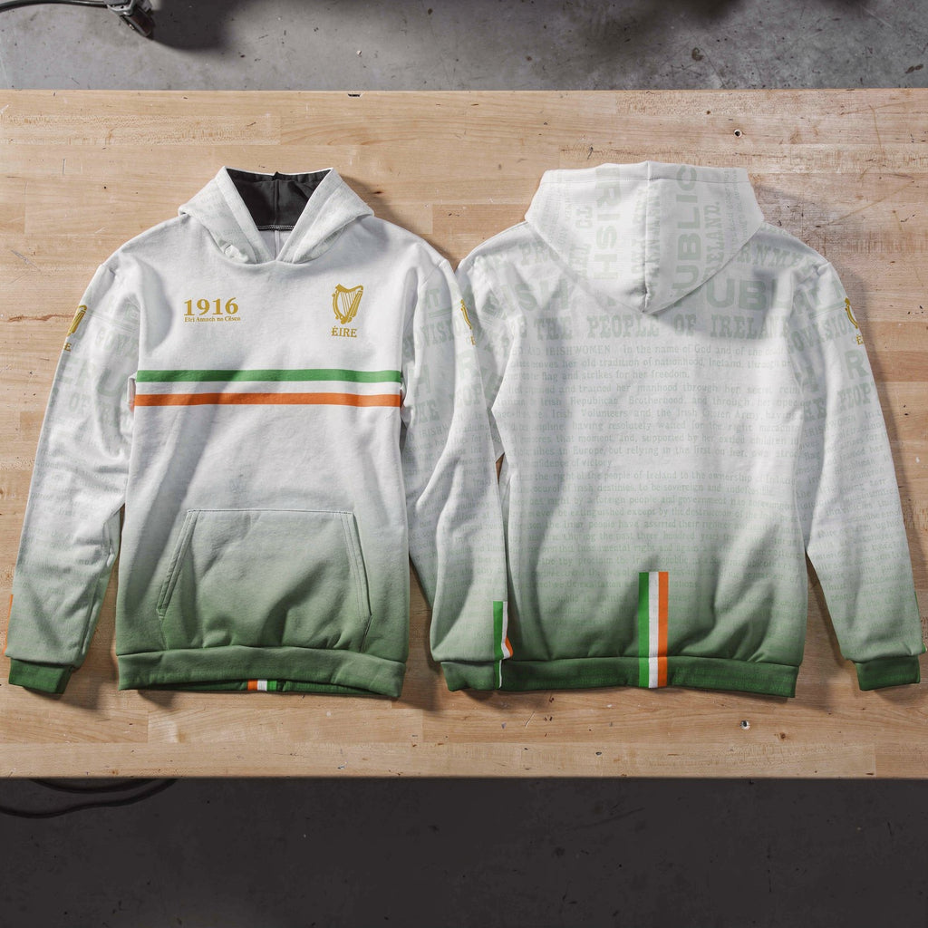 1916 Easter Rising Light Green Hoodie