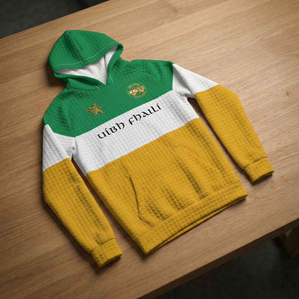 Offaly GAA (Corn Kernels Texture) Hoodie