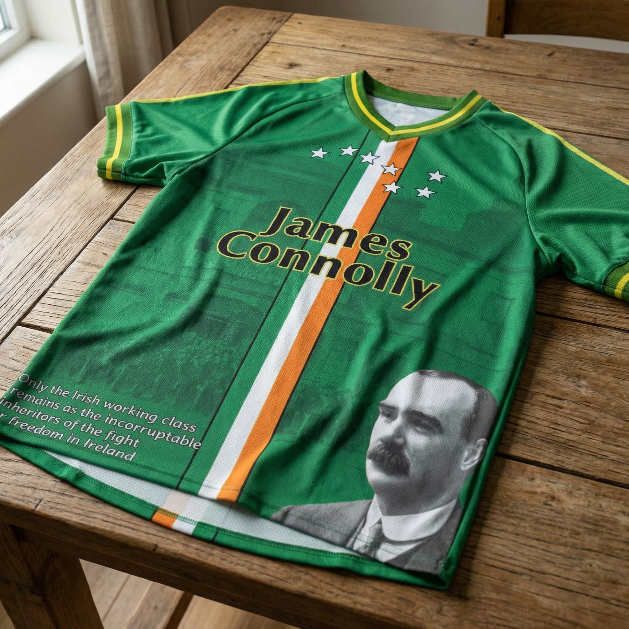 James Connolly Womens Pearl Mesh Jersey - Green