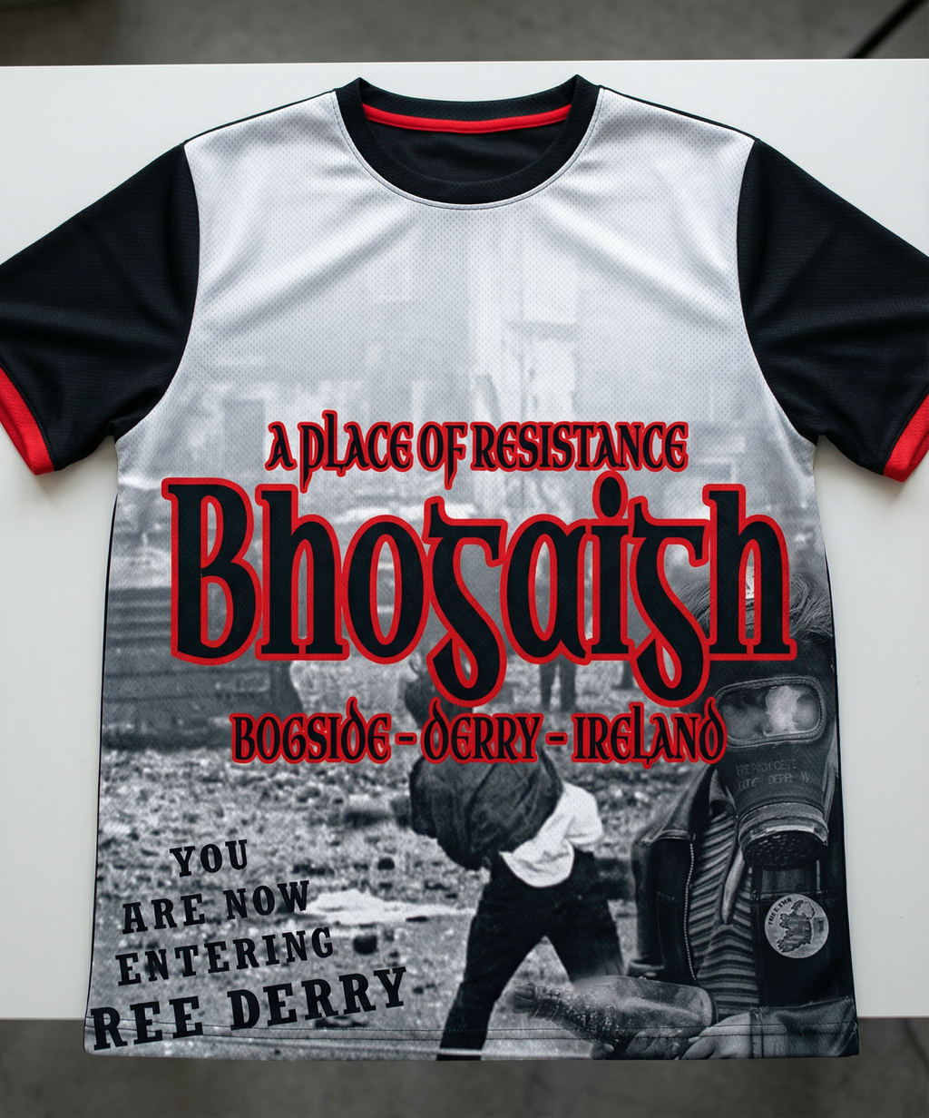 Bogside 1969 Commemorative Jersey – Honouring the Spirit of Resistance