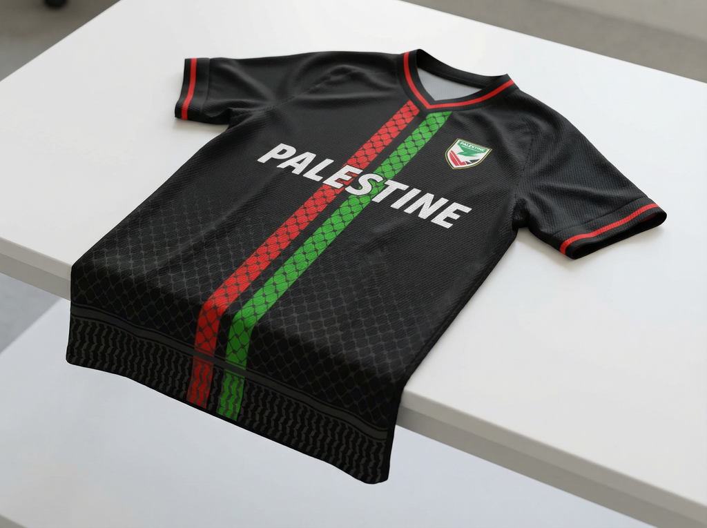 Womens Mesh V Neck Palestine Jersey