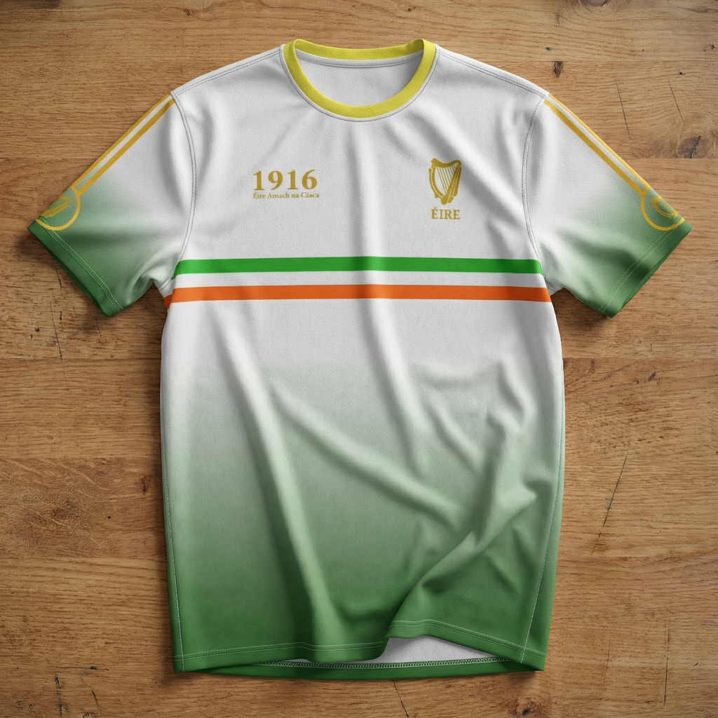 Easter 1916 in white and green