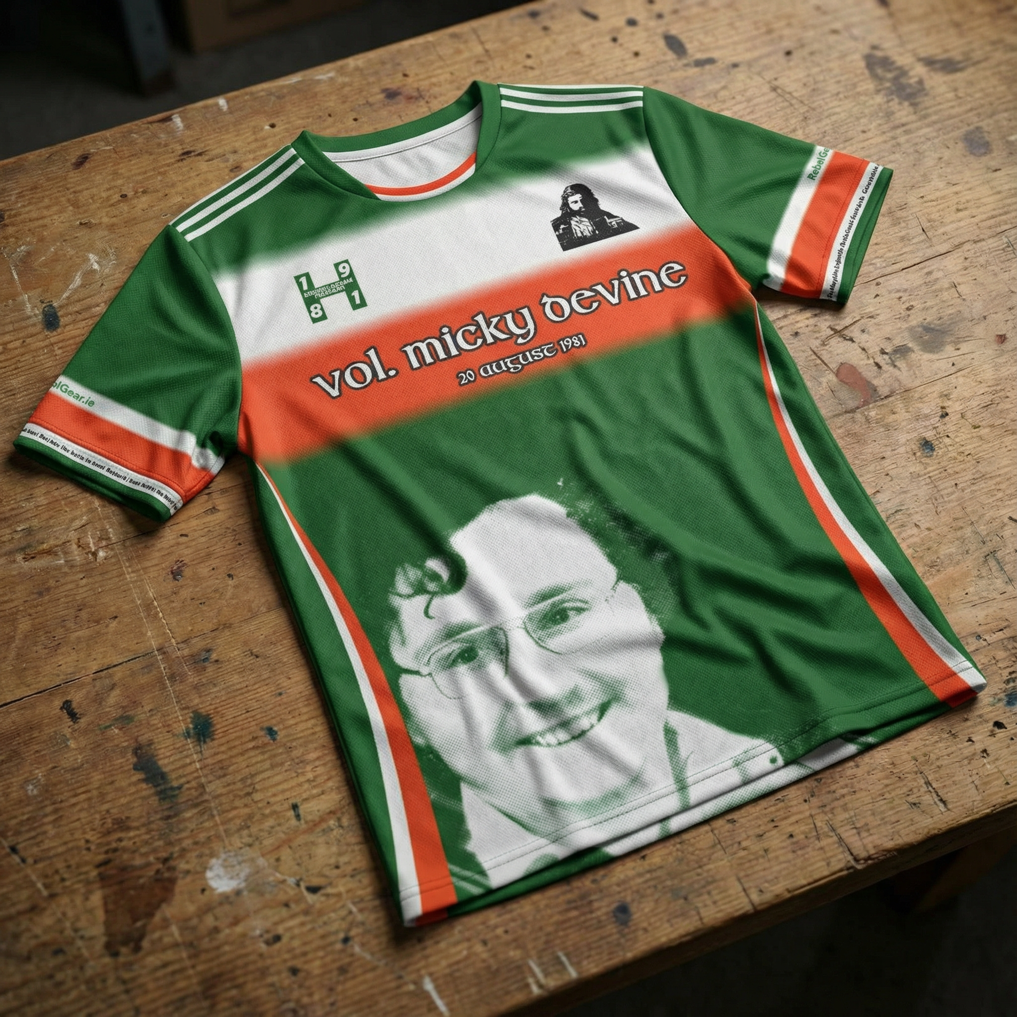 Micky Devine Tribute Jersey - All Over Print Commemorative Soccer GAA Shirt
