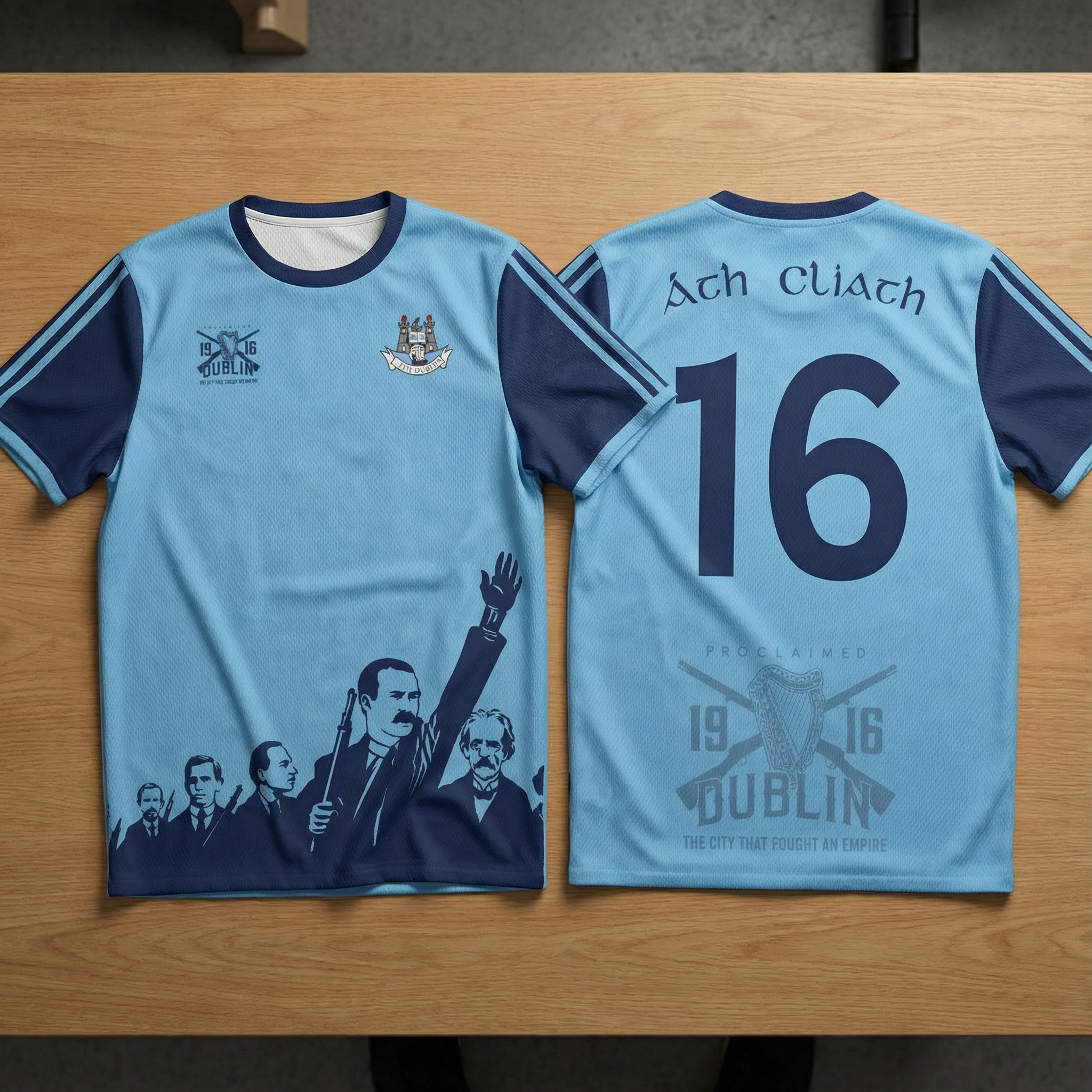 Dublin Áth Cliath - The City that fought an empire JERSEY Round Neck