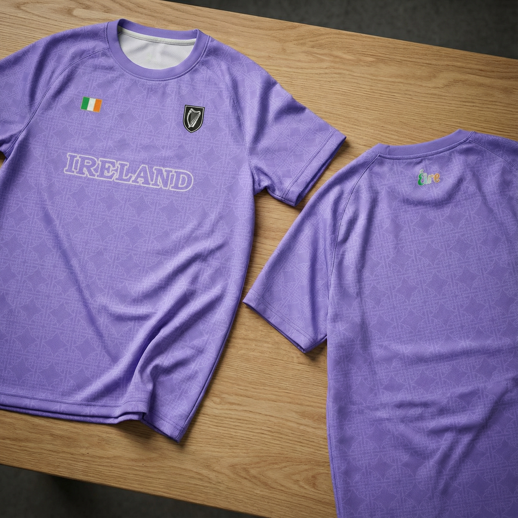 Womens IRELAND mesh fabric jersey in Lavender
