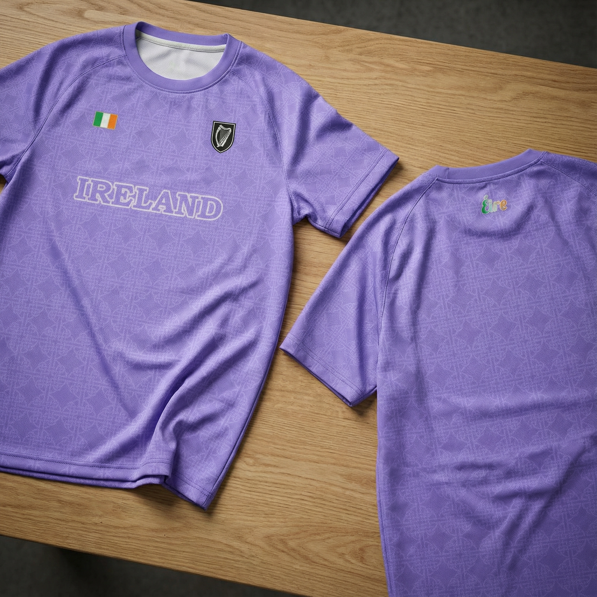 Womens IRELAND mesh fabric jersey in Lavender