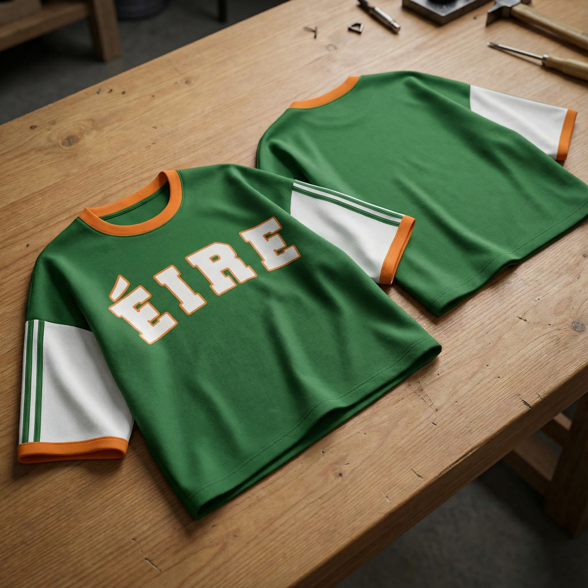 Éire Womens Crop Oversize T-shirt