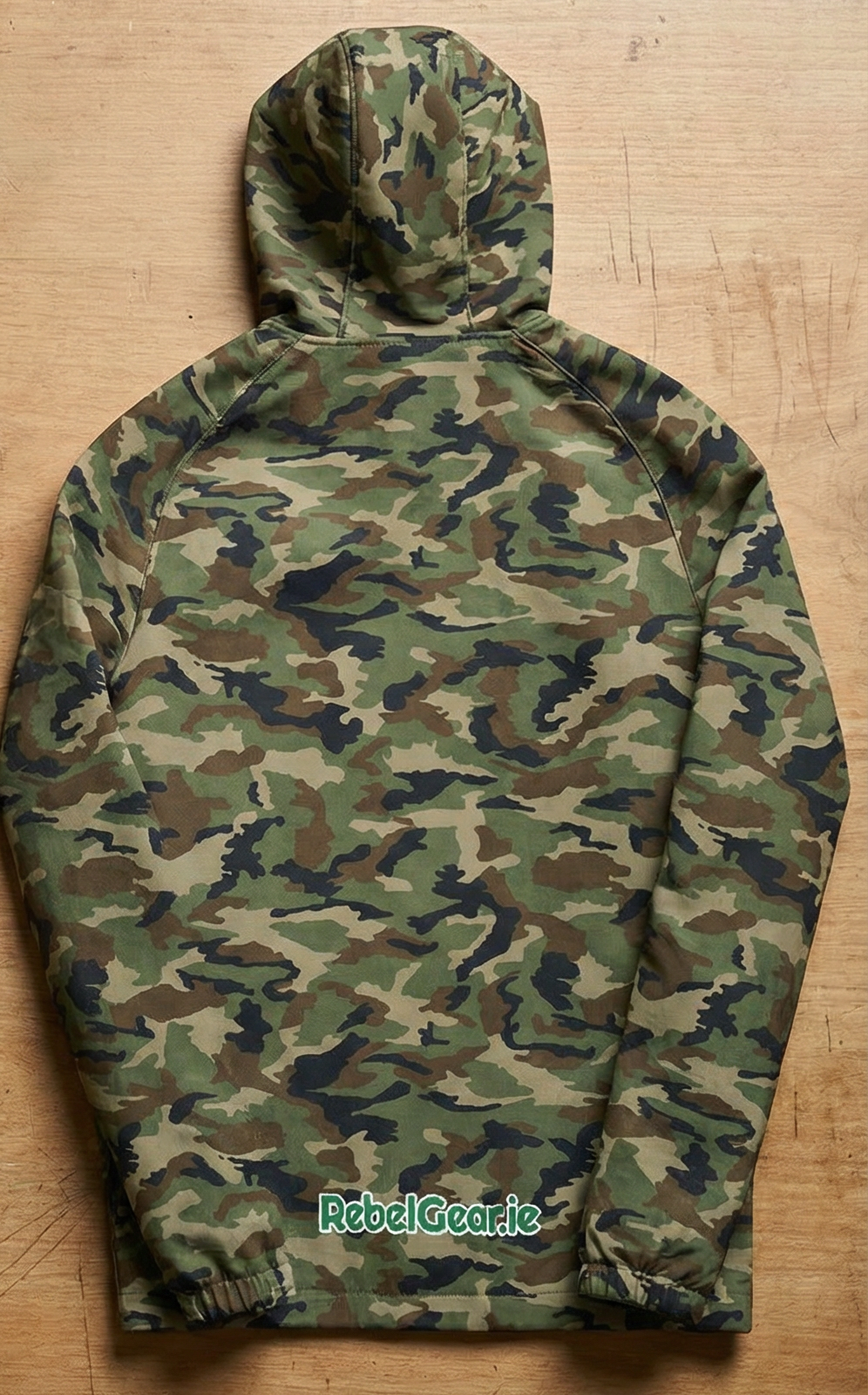 Men's Premium Zip Hoodie, Irish Camo RebelGear.ie
