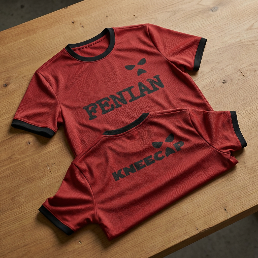 FENIAN - Kneecap Jersey Red/Black