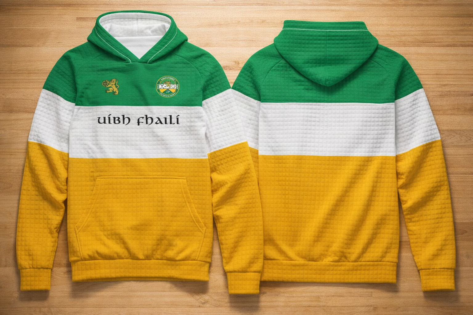 Offaly GAA (Corn Kernels Texture) Hoodie