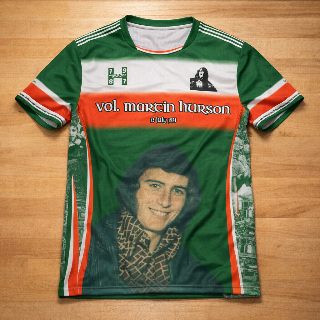 Martin Hurson Tribute Jersey - All Over Print Commemorative Soccer GAA Shirt