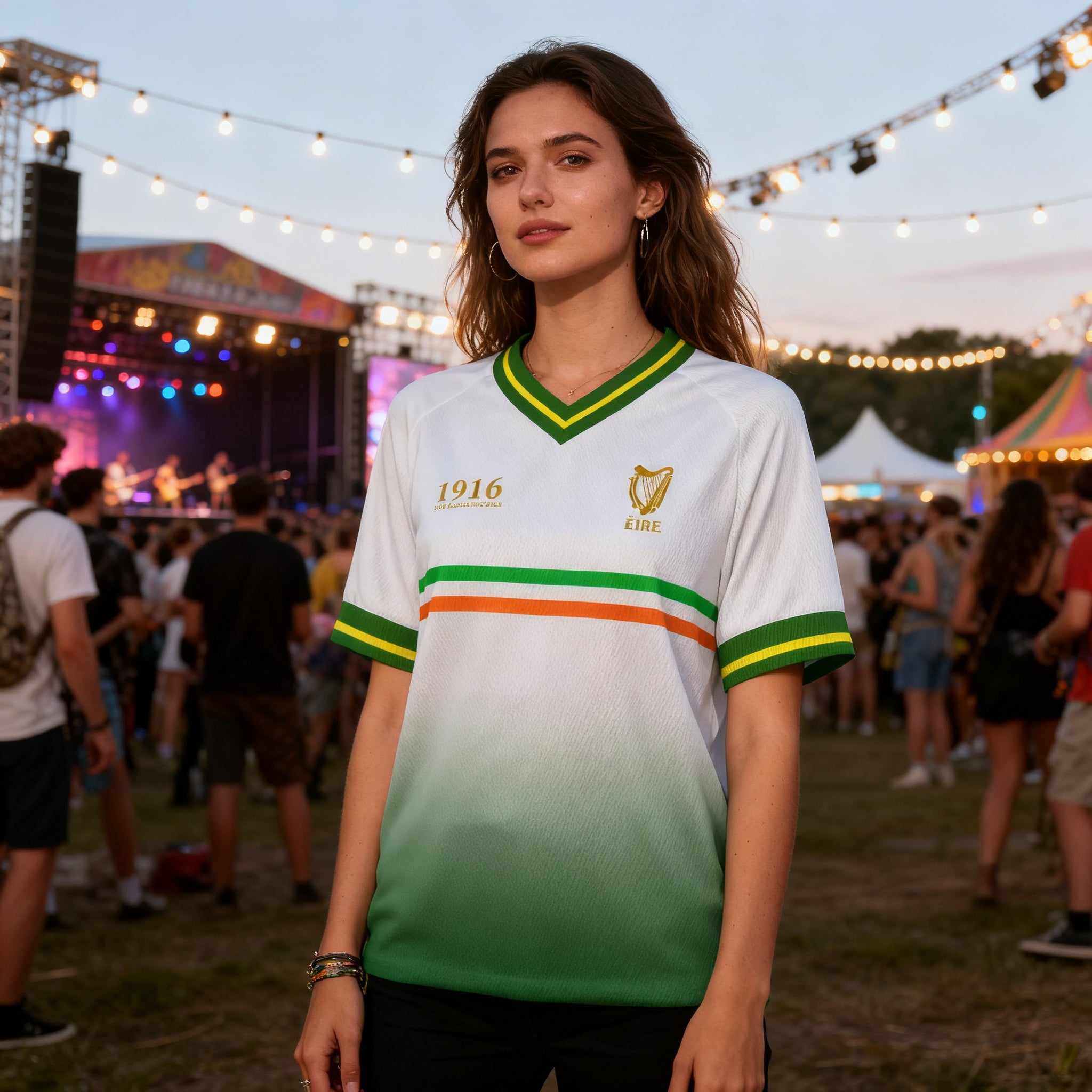 Womens 1916 Easter Rising Mesh Jersey, Grace, Strength & Freedom