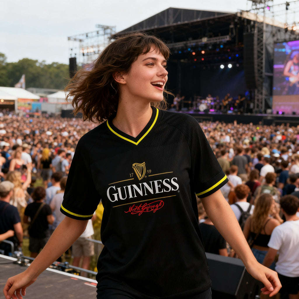 Womens Guinness Heritage Jersey – Black Pearl Edition