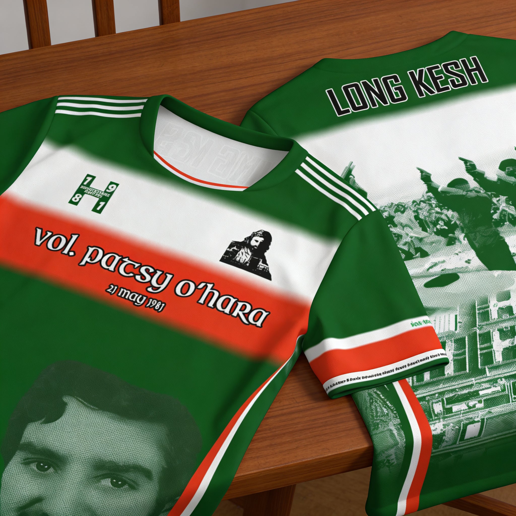 Patsy O'Hara Tribute Jersey - All Over Print Commemorative Soccer GAA Shirt